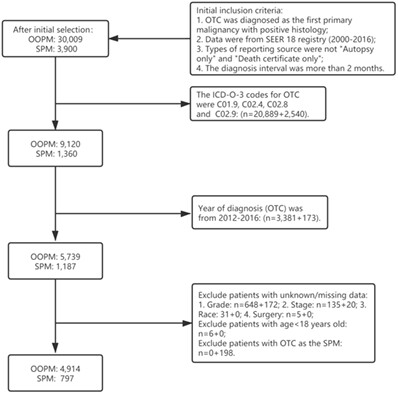 Second primary malignancies in oral tongue cancer: A Surveillance, Epidemiology, and End Result–based analysis evaluating the basic characteristics, survival outcomes, and predictive factors