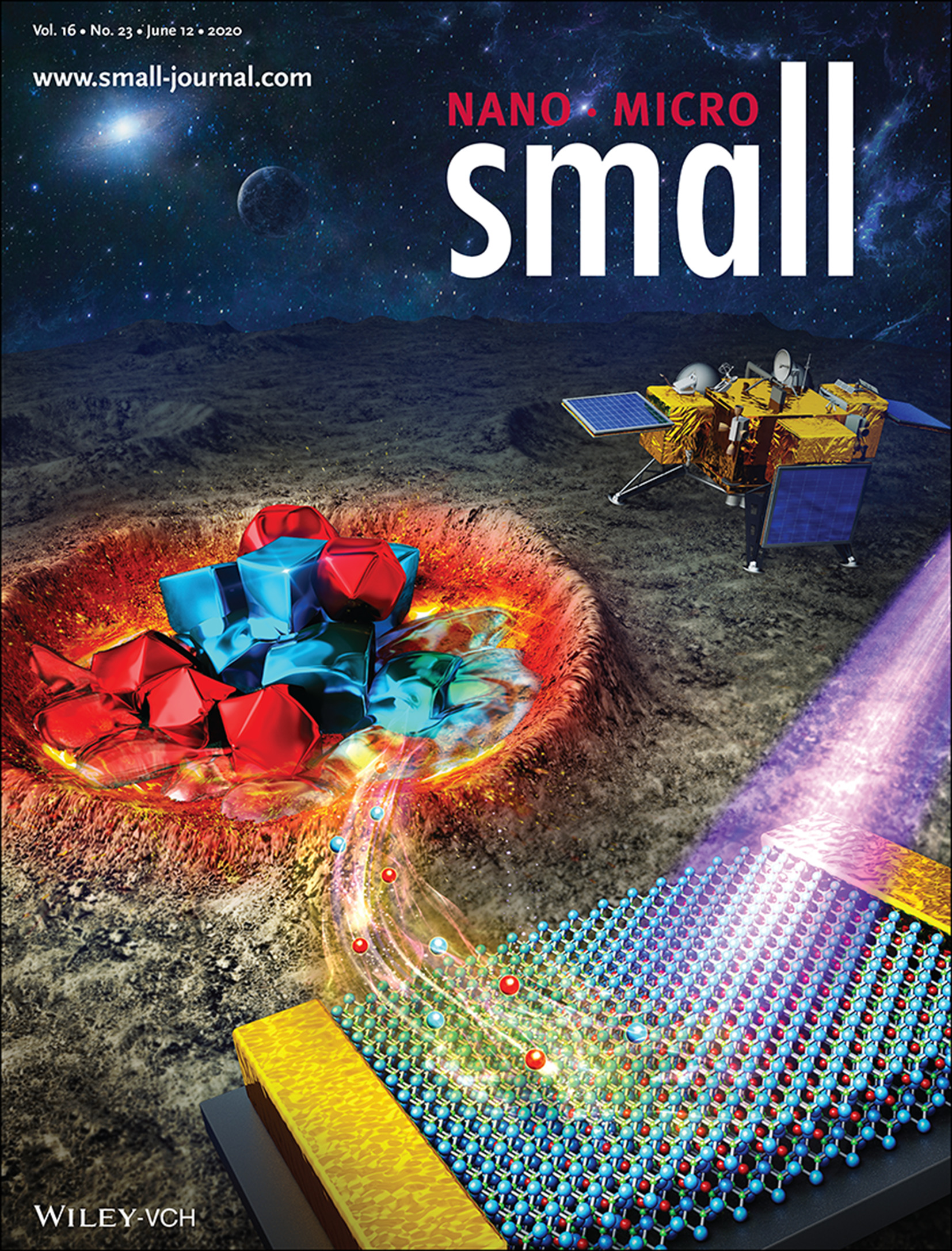 UV Photodetection: Atomically Thin Oxyhalide Solar-Blind Photodetectors (Small 23/2020) Volume 16 Issue 23, 2020