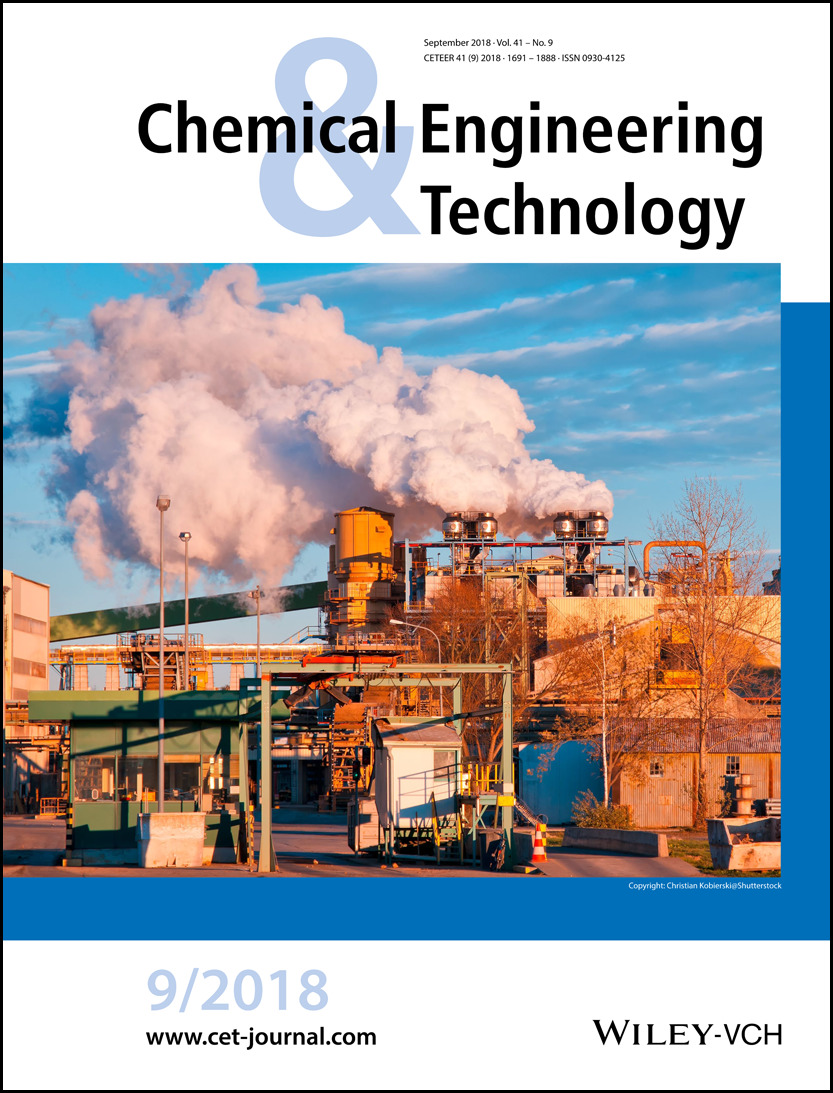 Cover Picture: Chem. Eng. Technol. 9/2018 Volume 41 Issue 9, 2018