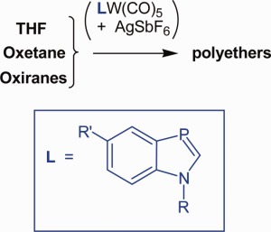 Ring-opening polymerization of cyclic ethers initiated by benzazaphosphole-W(CO)5/silver hexafluoroantimonate