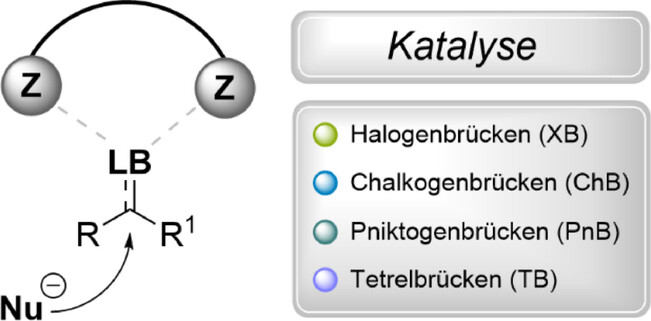 Nichtkovalente Organokatalyse mit Halogen-, Chalkogen-, Pniktogen- und Tetrelbrücken: neuere Entwicklungen