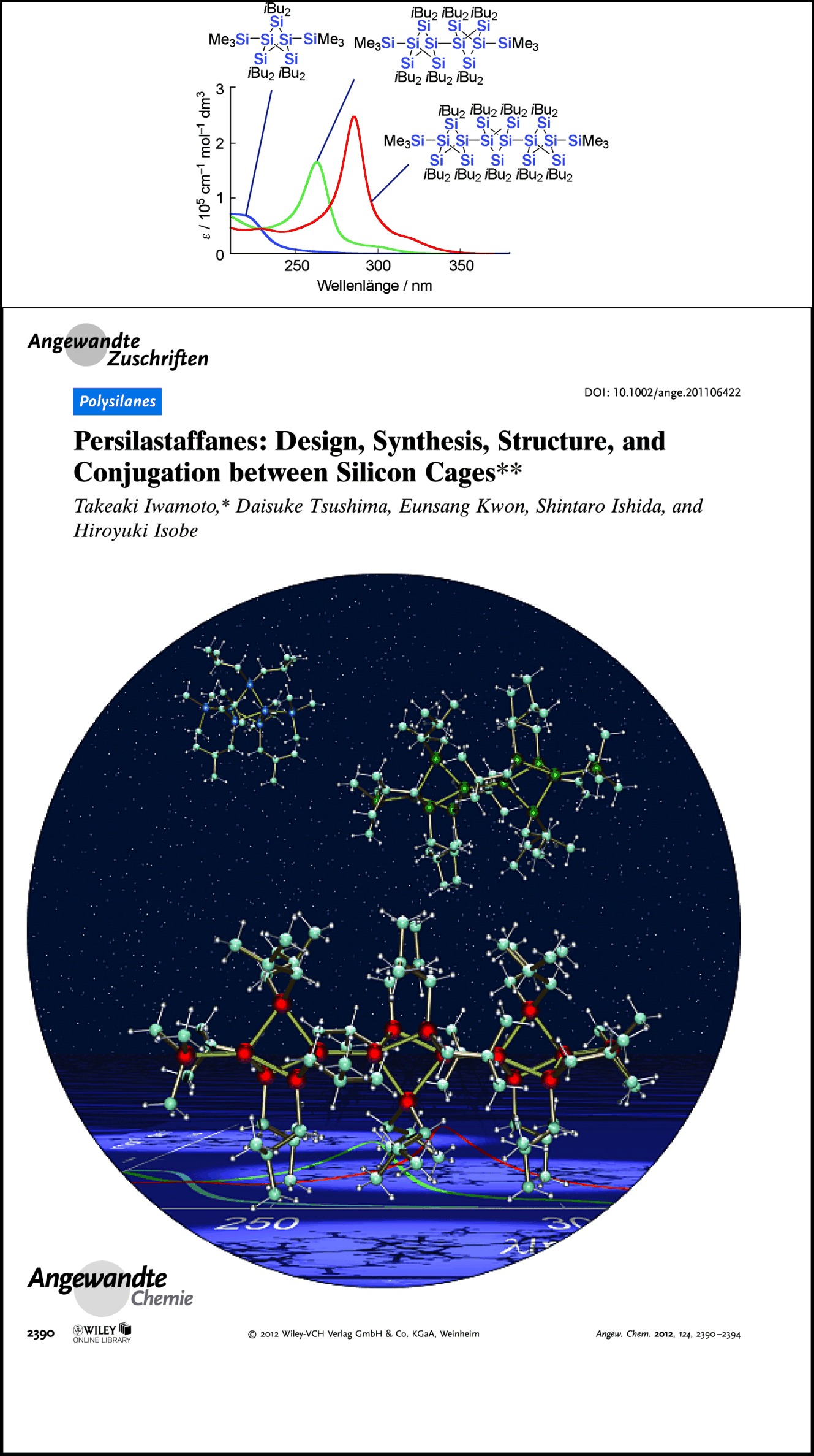Persilastaffanes: Design, Synthesis, Structure, and Conjugation between Silicon Cages