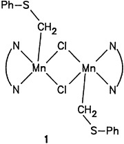 An α-Functionalized Organomanganese(II) Derivative: a Dinuclear Manganese(II) Complex with a σ-Bond α-Thioalky Ligand