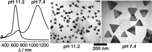 pH-Switchable Silver Nanoprism Growth Pathways