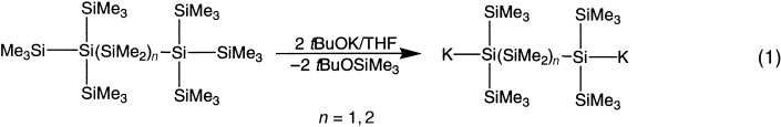 Einfache Synthese von Oligosilyl-α,ω-dikaliumverbindungen