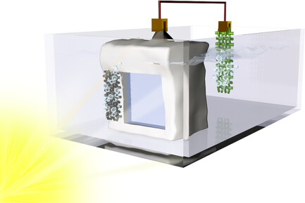 Integrated and Unassisted Solar Water-Splitting System by Monolithic Perovskite/Silicon Tandem Solar Cell