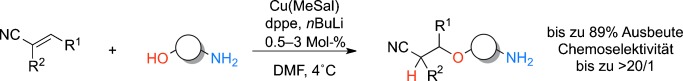 Chemoselective Catalytic Conjugate Addition of Alcohols over Amines