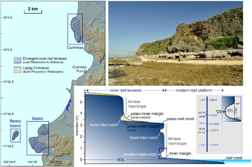 Late Quaternary uplift across northwest Luzon Island, Philippines constrained from emergent coral reef terraces