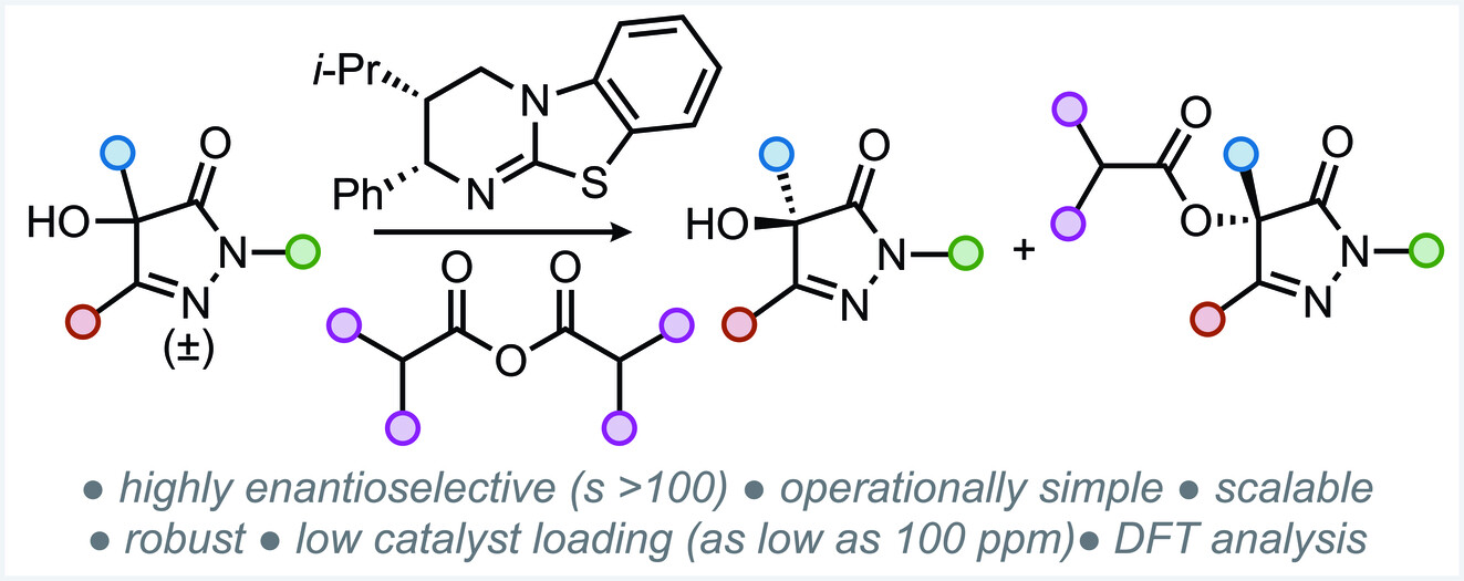 Isothiourea-Catalysed Acylative Kinetic Resolution of Tertiary Pyrazolone Alcohols
