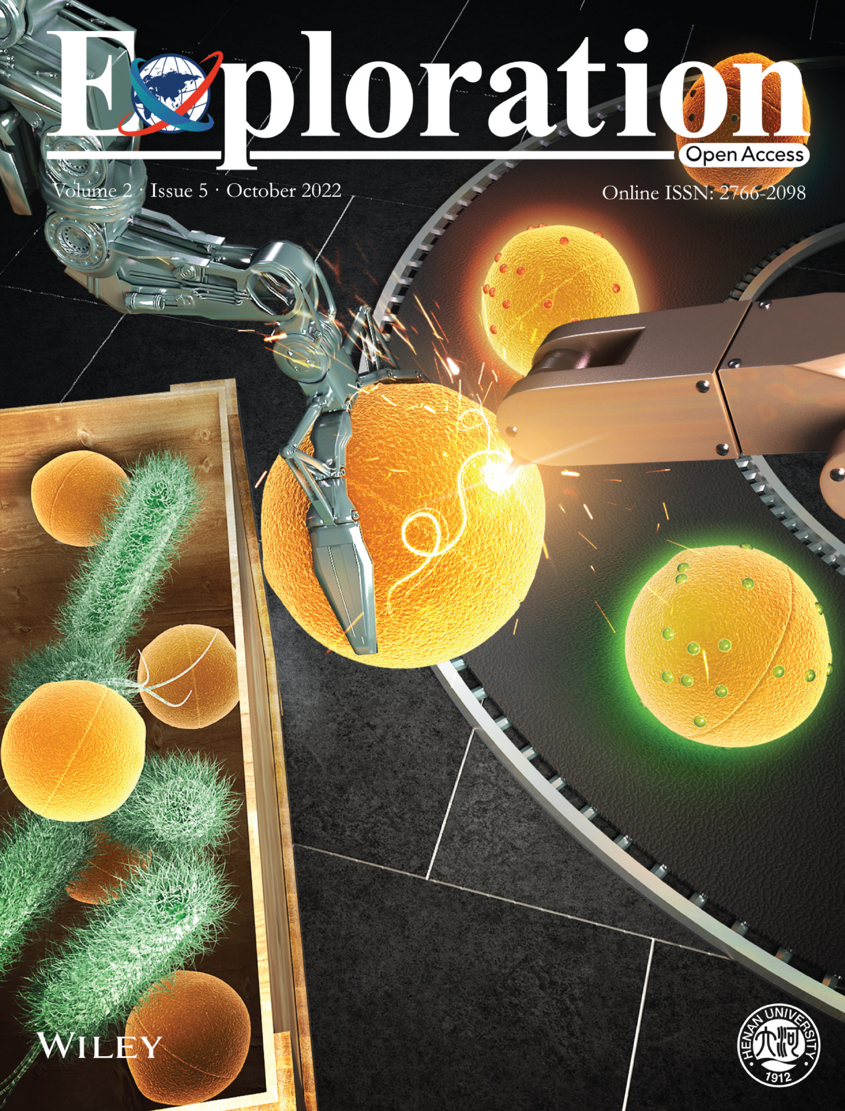 Front Cover: Direct chemical editing of Gram-positive bacterial cell walls via an enzyme-catalyzed oxidative coupling reaction (EXP2 5/2022) Volume 2 Issue 5, 2022