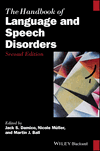 The Handbook of Language and Speech Disorders cover image