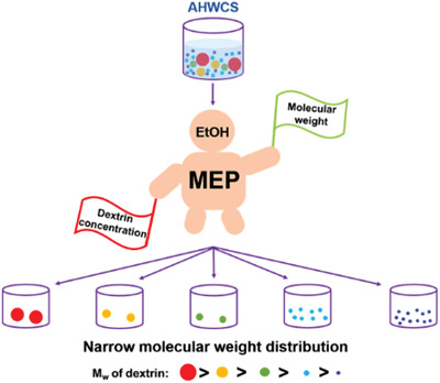 Multiple Ethanolic-Precipitation: An Approach to the Separation of Dextrin Fractions with Narrow Molecular Weight Distributions from Acid-Hydrolyzed Waxy Corn Starch