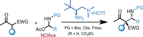 Catalytic Asymmetric Mannich Reaction with N-Carbamoyl Imine Surrogates of Formaldehyde and Glyoxylate