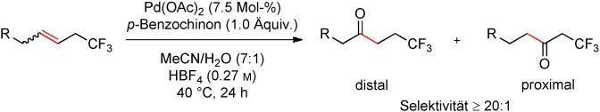 Rapid Access to β-Trifluoromethyl-Substituted Ketones: Harnessing Inductive Effects in Wacker-Type Oxidations of Internal Alkenes