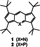 1,3,5,7-Tetra-tert-butyl-4-aza- and 1,3,5,7-Tetra-tert-butyl-4-phospha-s-indacene