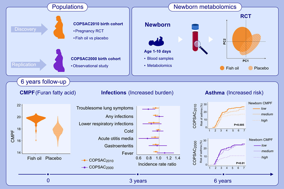 Furan fatty acid metabolite in newborns predicts risk of asthma