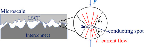 Interface Evolution of Solid Oxide Cells between the Electrode and the Interconnect Rib Induced with Applied Current