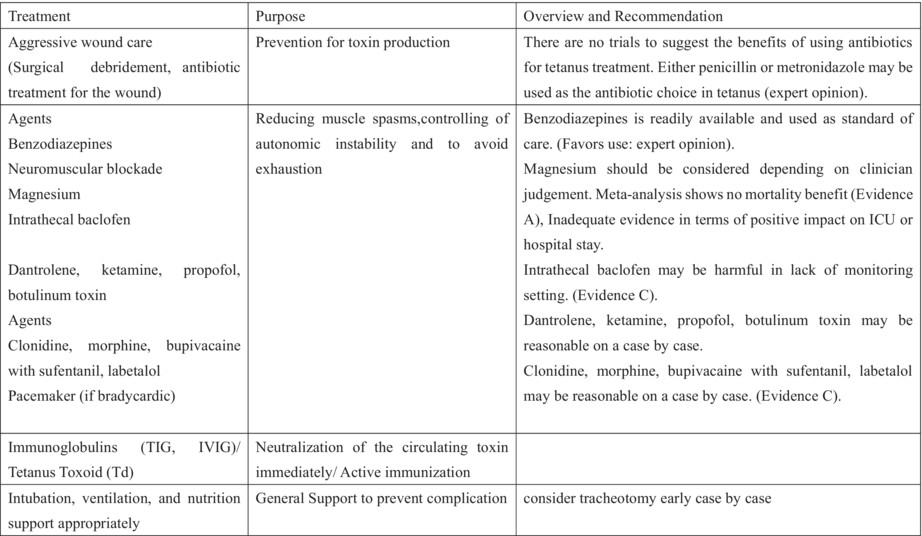The threat of a new tetanus outbreak due to urban flooding disaster requires vigilance: a narrative review