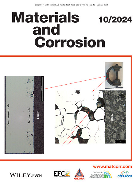 Cover Picture: Materials and Corrosion. 10/2024 Volume 75 Issue 10, 2024