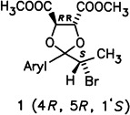 Asymmetric Bromination of Enantiomerically Pure Acetals of Alkyl Aryl Ketones
