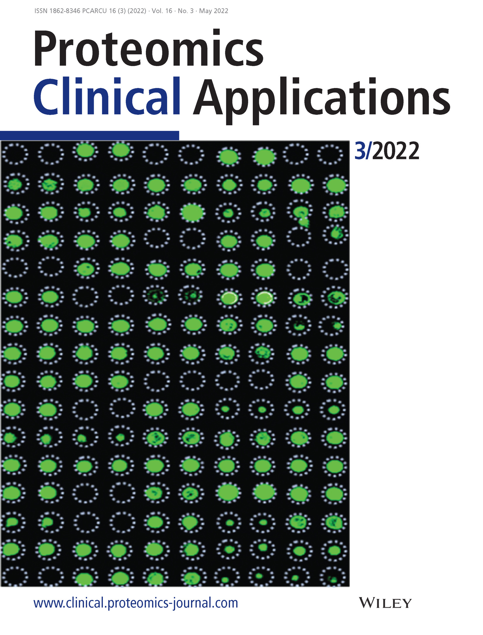 Front Cover Volume 16 Issue 3, 2022