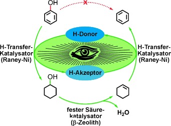A Route for Lignin and Bio-Oil Conversion: Dehydroxylation of Phenols into Arenes by Catalytic Tandem Reactions