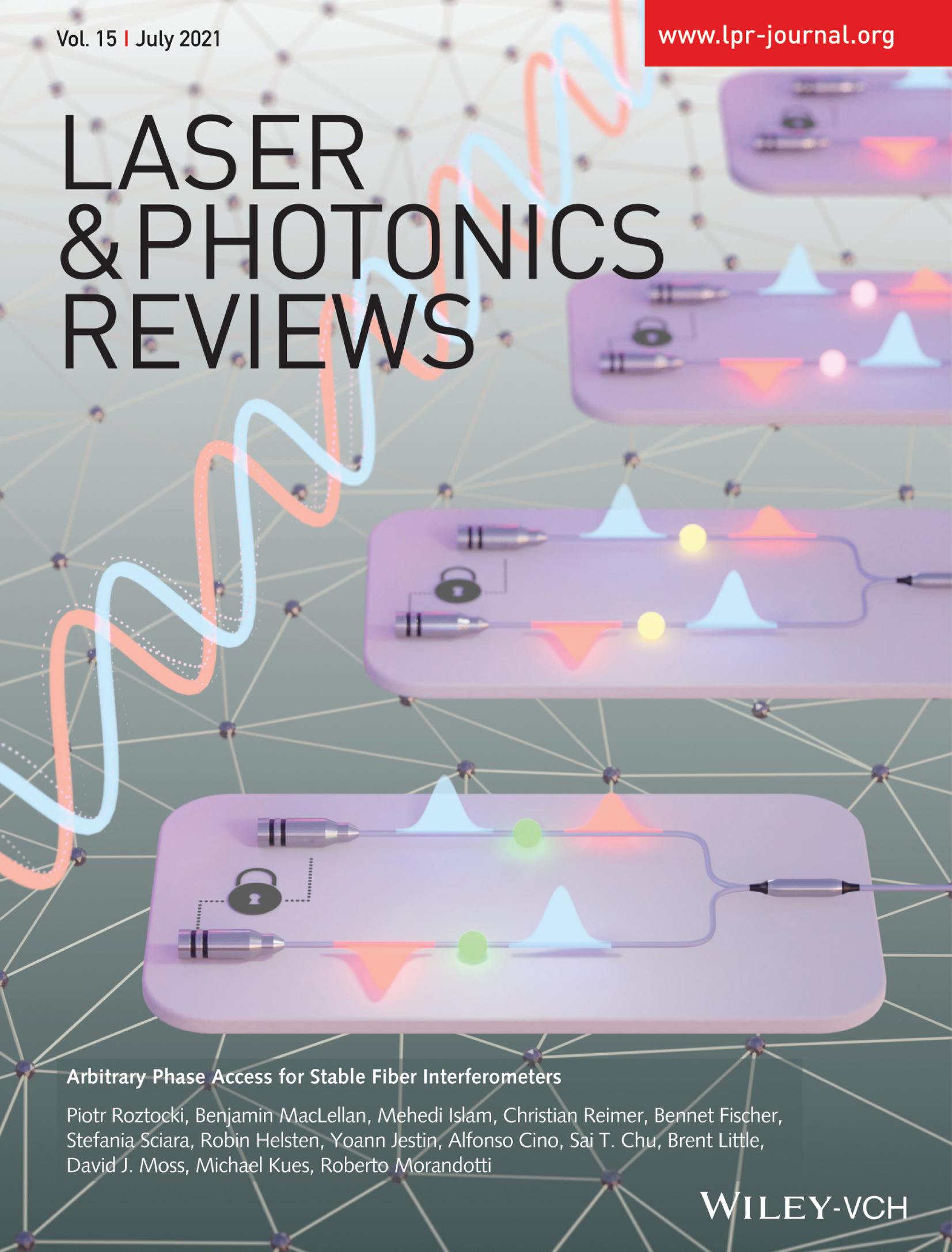 Phase Recovery and Stability: Arbitrary Phase Access for Stable Fiber Interferometers (Laser Photonics Rev. 15(7)/2021) Volume 15 Issue 7, 2021