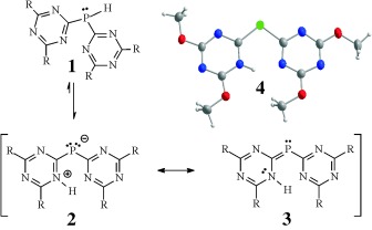 Einfluss elektronenziehender Substituenten auf die Chemie des Phosphors: Tautomerisierung von Bis(s-triazinyl)phosphanen
