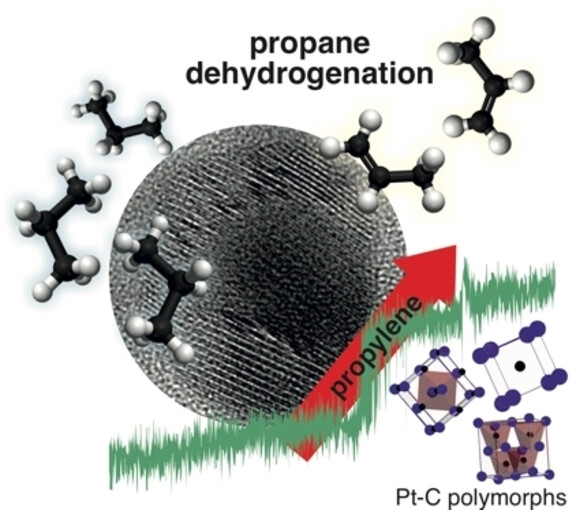 In Situ Formation of Platinum-Carbon Catalysts in Propane Dehydrogenation