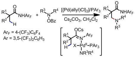 Palladium(0)/PAr3-Catalyzed Intermolecular Amination of C(sp3)<span class='icomoon'></span>H Bonds: Synthesis of β-Amino Acids