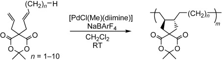 Pd-Catalyzed Polymerization of Dienes that Involves Chain-Walking Isomerization of the Growing Polymer End: Synthesis of Polymers Composed of Polymethylene and Five-Membered-Ring Units