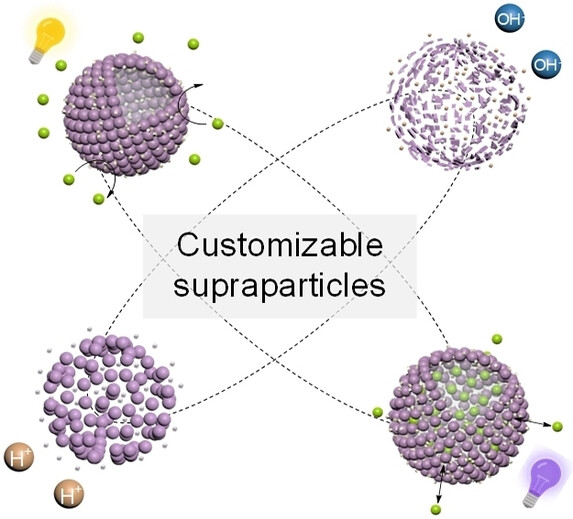 Customizable Supraparticles Constructed from Catechol-Terminated Molecular Building Blocks with Controllable Intermolecular Interactions**