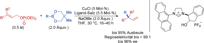 Copper-Catalyzed Asymmetric Allylic Substitution of Allyl Phosphates with Aryl- and Alkenylboronates