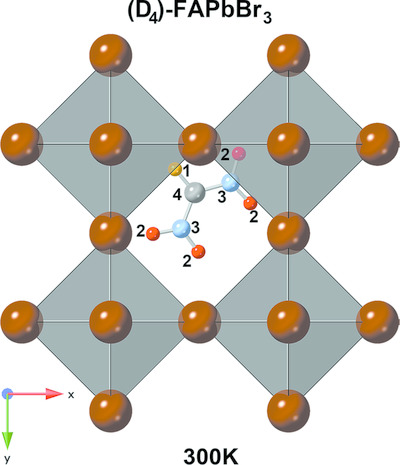 The influence of deuteration on the crystal structure of hybrid halide perovskites: a temperature-dependent neutron diffraction study of FAPbBr3