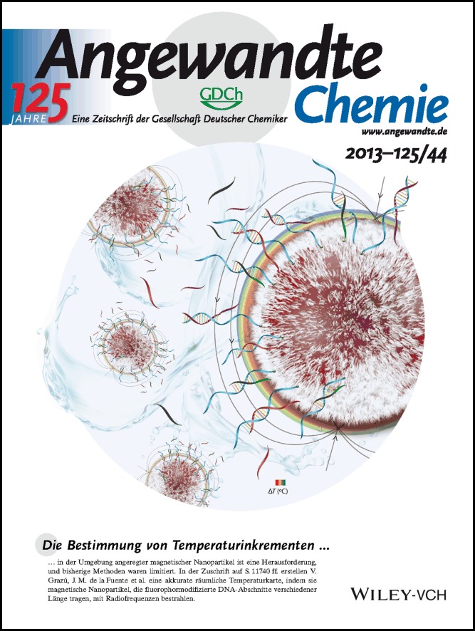 Innentitelbild: DNA as a Molecular Local Thermal Probe for the Analysis of Magnetic Hyperthermia (Angew. Chem. 44/2013)