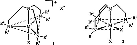 Metallomesogens with Branched, Dendrimeric Amino Ligands