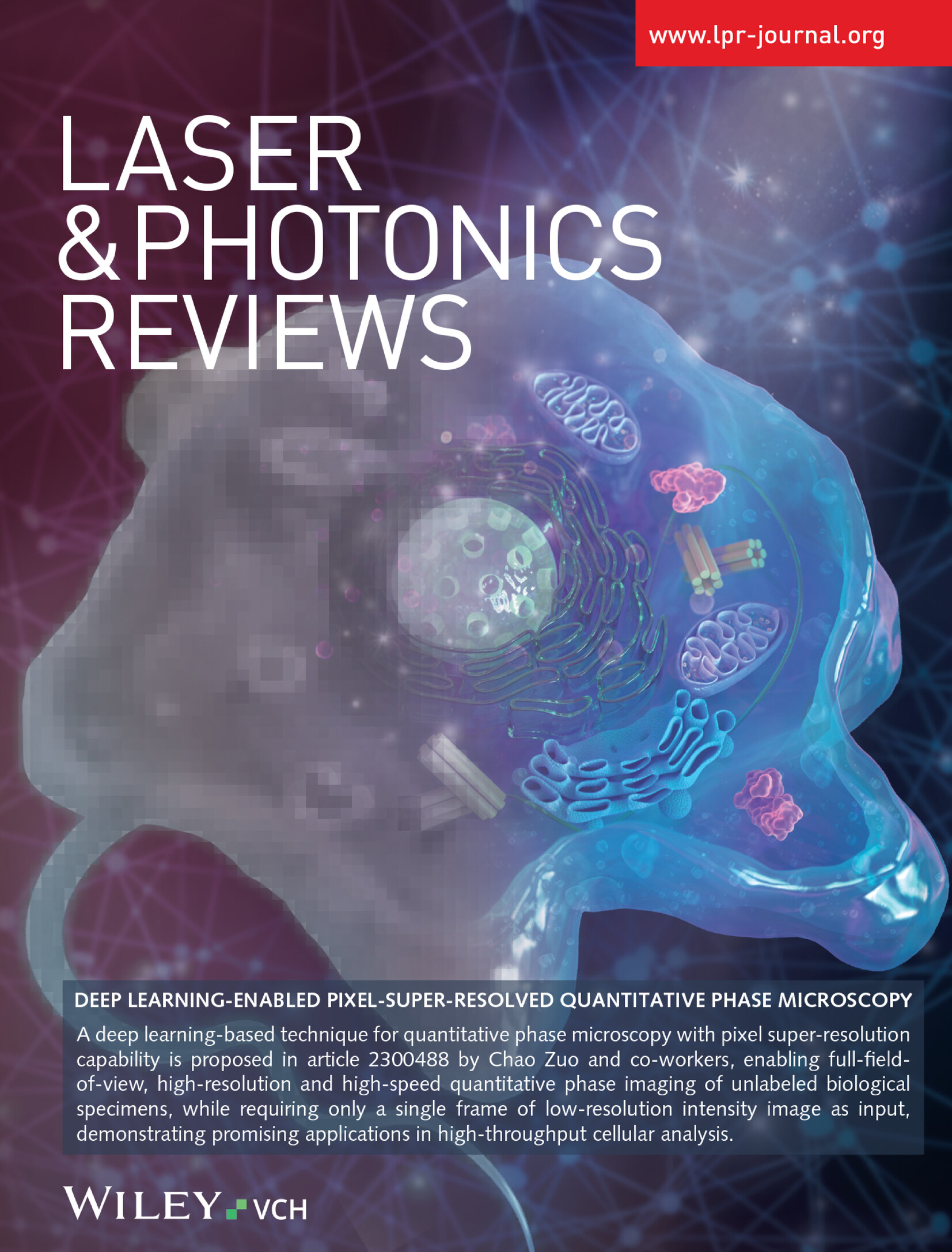 Deep Learning-Enabled Pixel-Super-Resolved Quantitative Phase Microscopy from Single-Shot Aliased Intensity Measurement (Laser Photonics Rev. 18(1)/2024) Volume 18 Issue 1, 2024