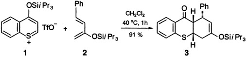 Sequential Transformation of Benzothiopyrylium Salts to Diastereoselectively Annulated Benzothiopyranones