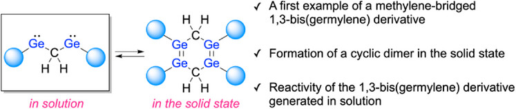 Reactivity of a Methylene-Bridged 1,3-Bis(germylene) in Dynamic Equilibrium with Its Dimer