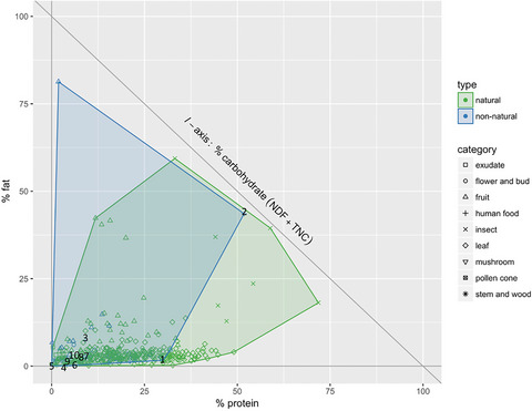 The role of non-natural foods in the nutritional strategies of monkeys in a human-modified mosaic landscape