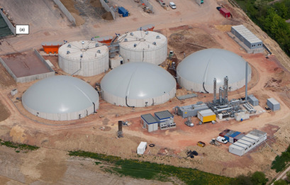 Management of Gas Storages in Biogas Plants