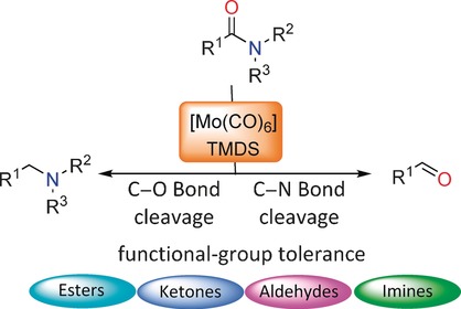 Chemoselective Reduction of Tertiary Amides under Thermal Control: Formation of either Aldehydes or Amines