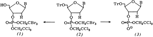 Selective Electrochemical Removal of Protecting Groups in Nucleotide Synthesis