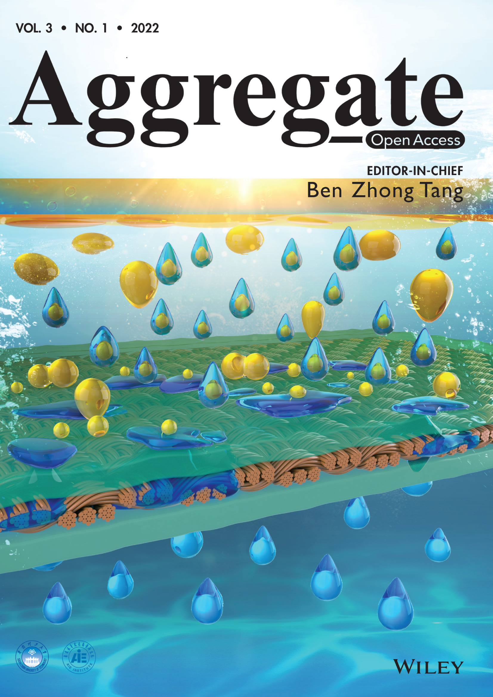 Back Cover: Aggregation-induced demulsification triggered by the hydrophilic fabric for the separation of highly emulsified oil droplets from water Volume 3 Issue 1, 2022