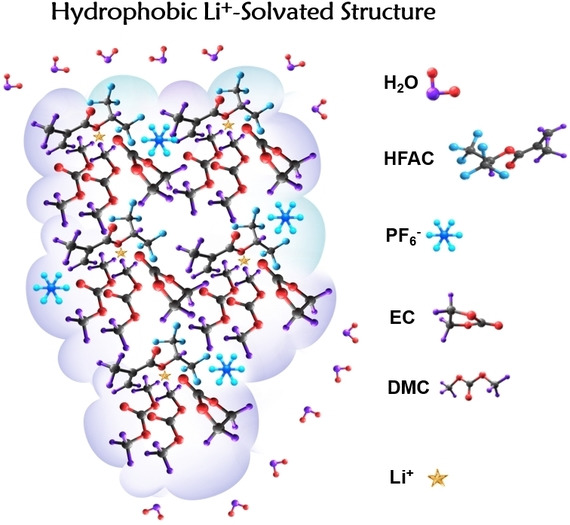 Additive-Assisted Hydrophobic Li+-Solvated Structure for Stabilizing Dual Electrode Electrolyte Interphases through Suppressing LiPF6 Hydrolysis