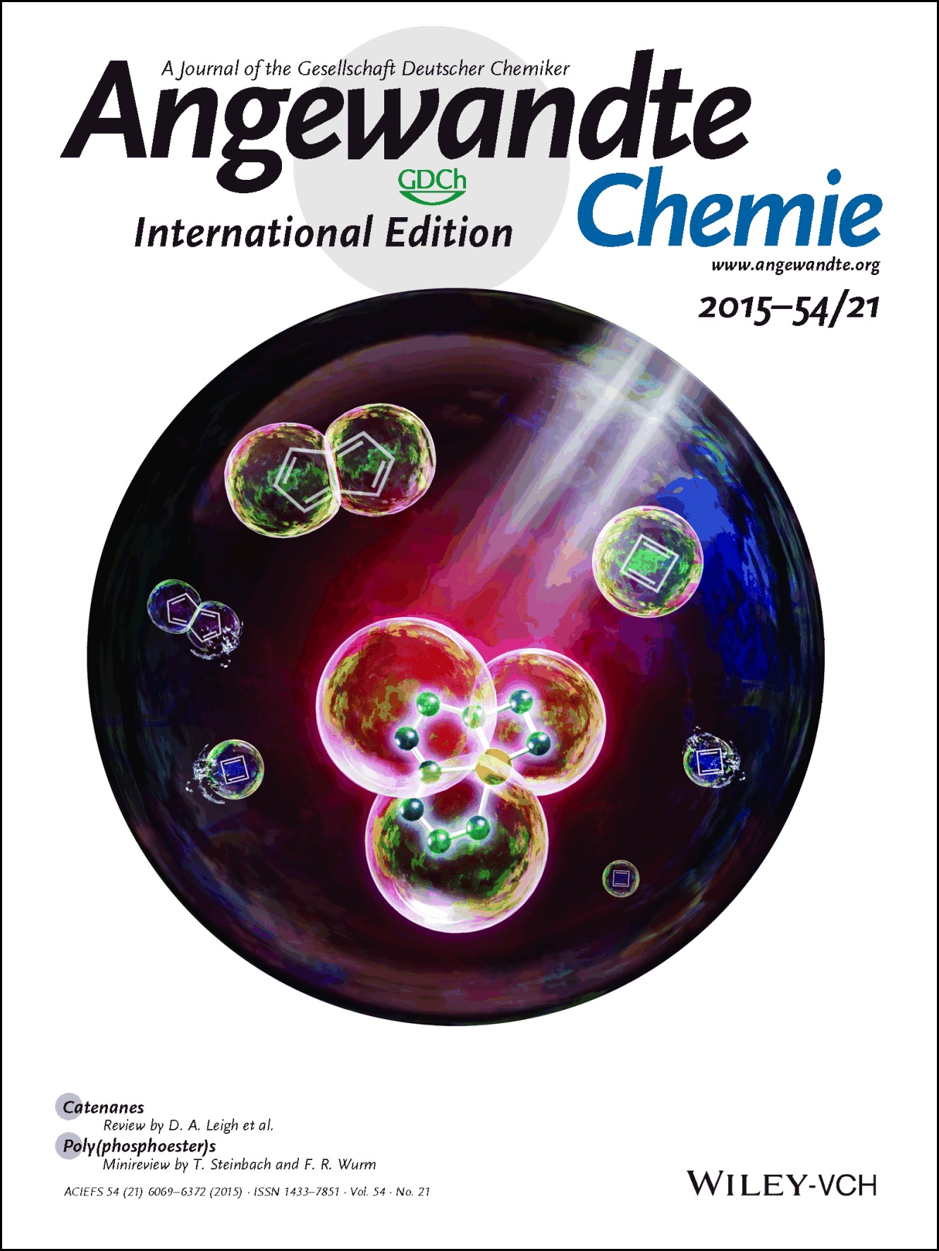 Cover Picture: Stabilizing Two Classical Antiaromatic Frameworks: Demonstration of Photoacoustic Imaging and the Photothermal Effect in Metalla-aromatics (Angew. Chem. Int. Ed. 21/2015)