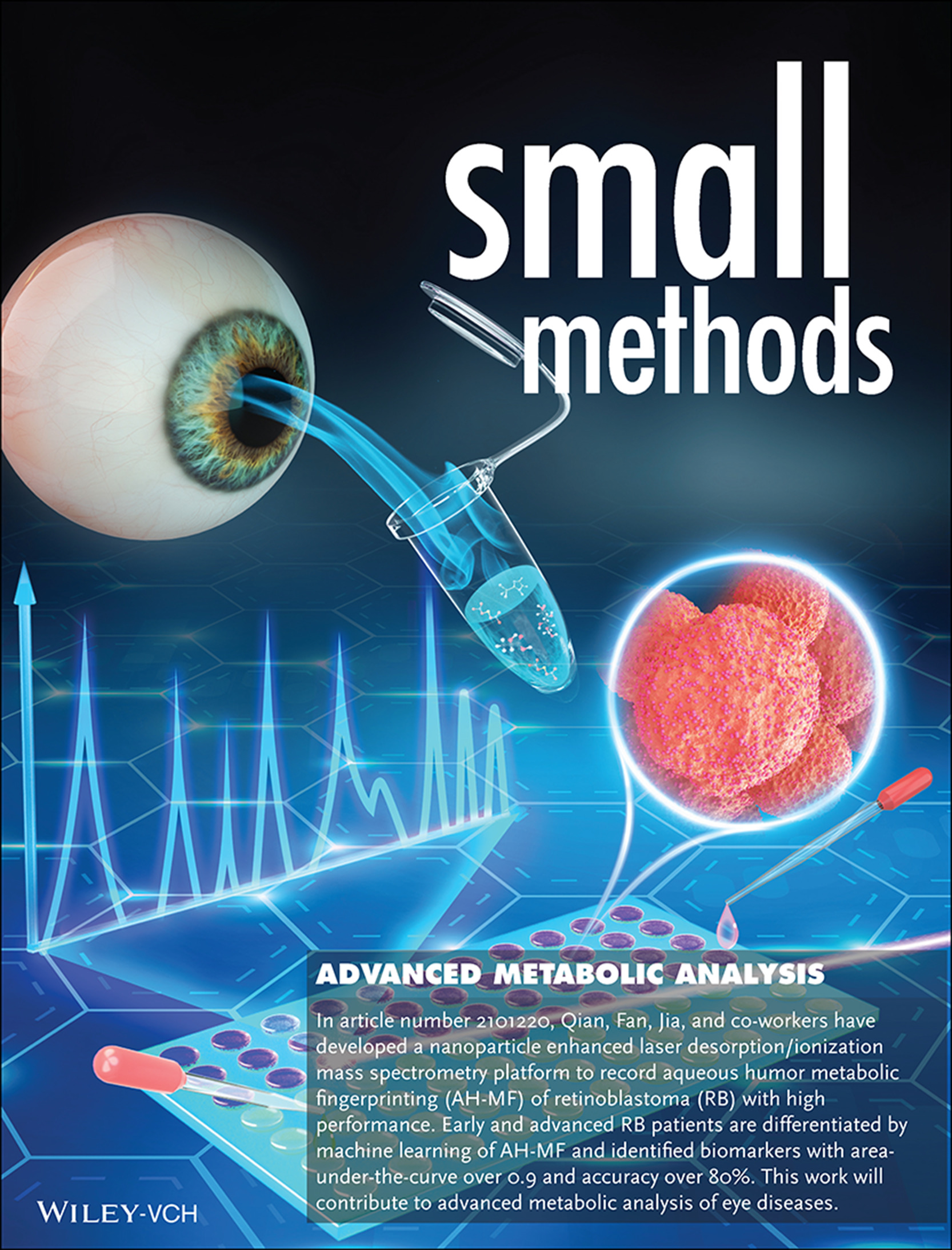 Monitoring Retinoblastoma by Machine Learning of Aqueous Humor Metabolic Fingerprinting (Small Methods 1/2022) Volume 6 Issue 1, 2022
