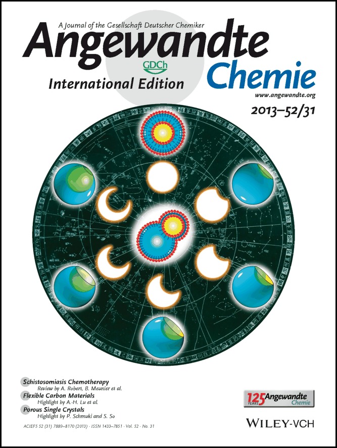 Cover Picture: Hole–Shell Microparticles from Controllably Evolved Double Emulsions (Angew. Chem. Int. Ed. 31/2013)