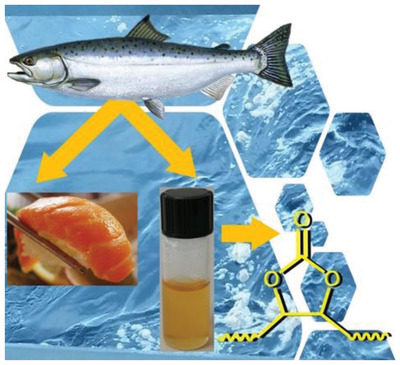Synthesis of a Renewable, Waste-Derived Nonisocyanate Polyurethane from Fish Processing Discards and Cashew Nutshell-Derived Amines