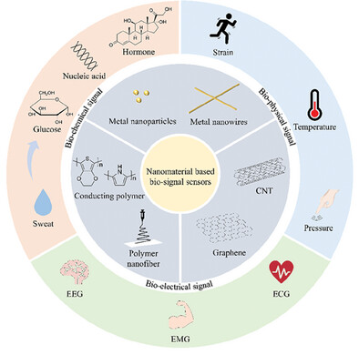 Recent Advances in Nanomaterial-Based Biosignal Sensors